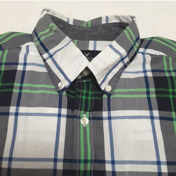 American Eagle Button Up Shirt Mens Medium - Picture 5 of 15